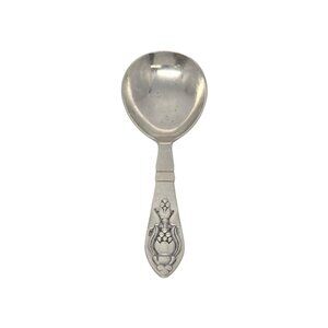 Georg Jensen Denmark Fuchsia Sterling Silver Caddy/Sugar Spoon #19468